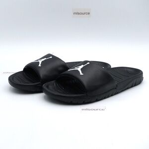 NEW Size 12 Men's Jordan Break Slide Sandals AR6374-010 Black/White